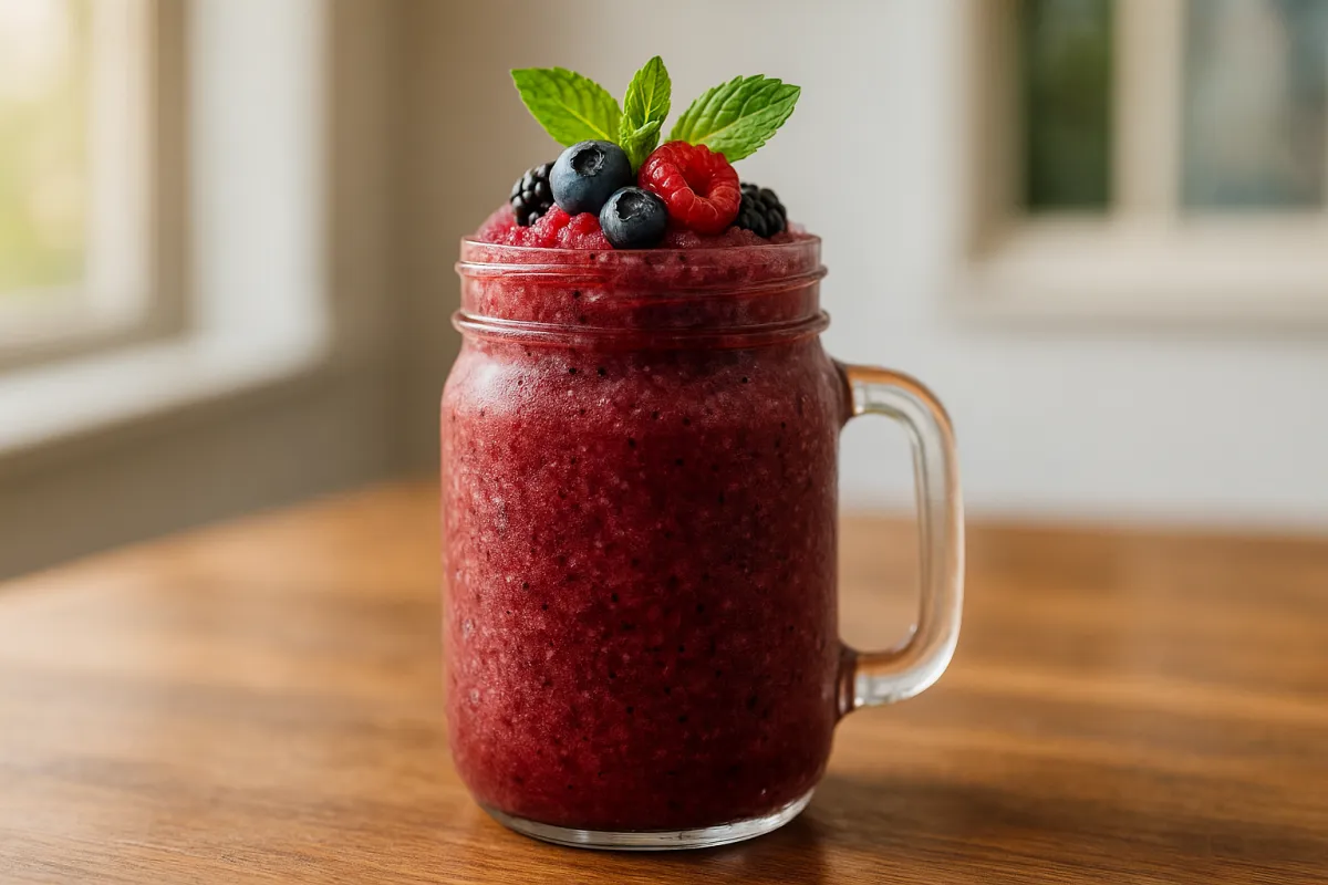 Frozen Berry Lemonade Slush Recipe