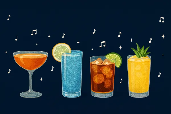 Raise a Glass: Iconic Cocktails Inspired by Famous Songs and Bands