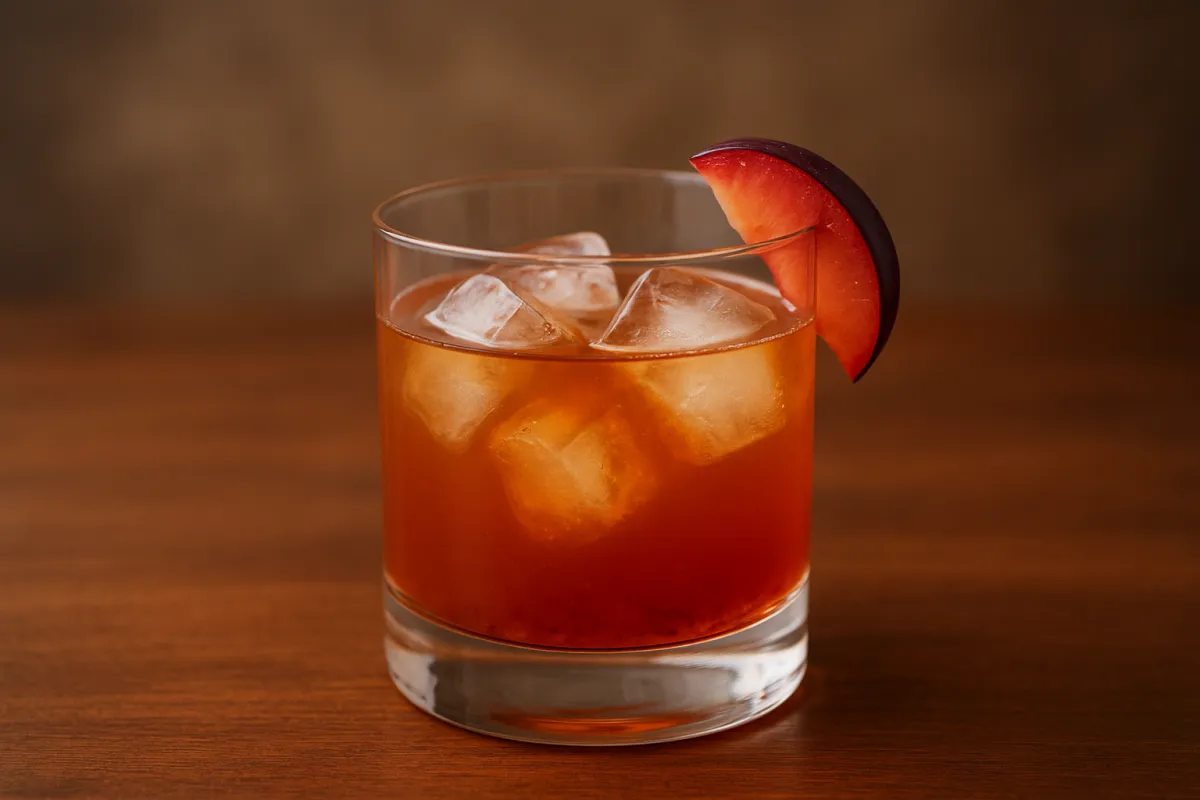 Spiced Plum Old Fashioned Recipe Image