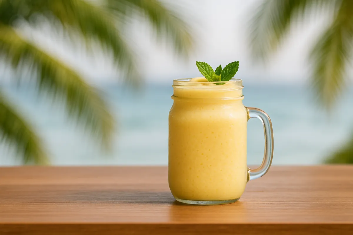 Tropical Pineapple Smoothie Recipe Image