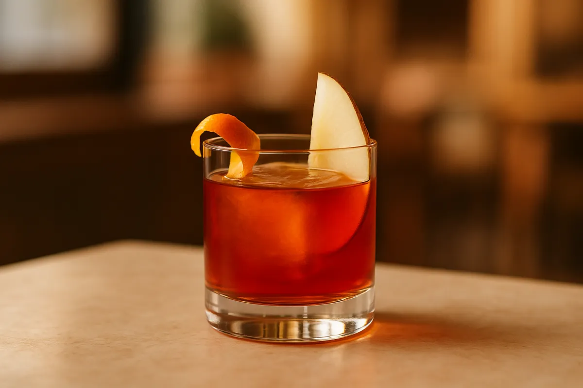 Maple Pear Negroni Recipe Image