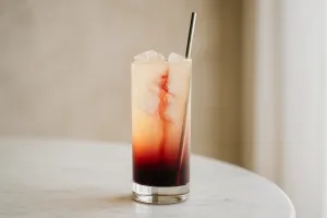 Gin-Cassis Fizz