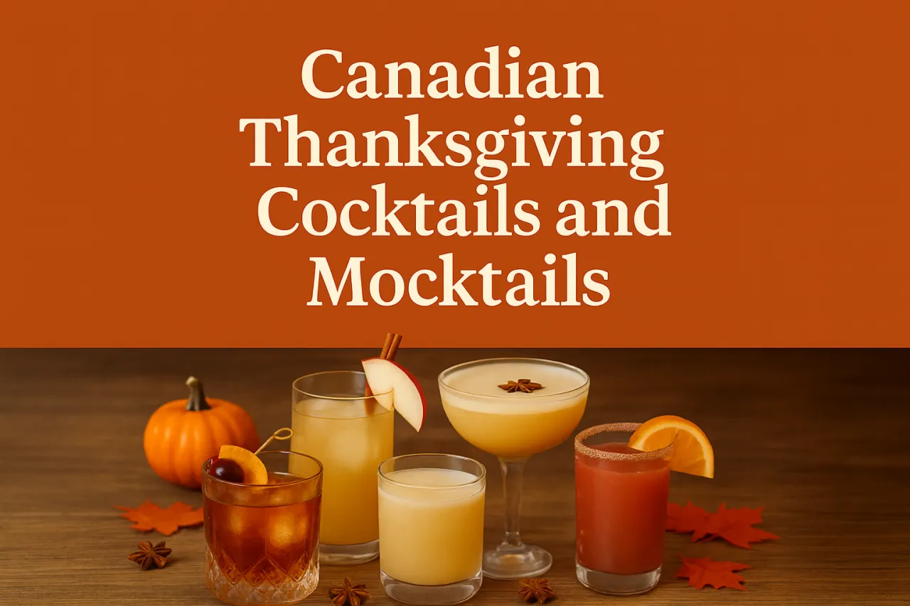 Canadian Thanksgiving Cocktails and Mocktails: Maple, Spice, and Everything Nice