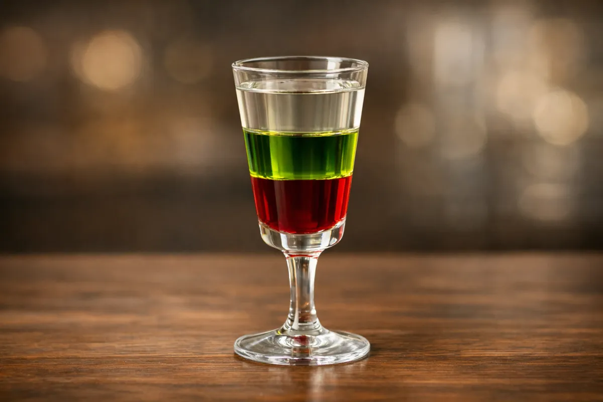 Pousse Café A La Francaise Recipe Image