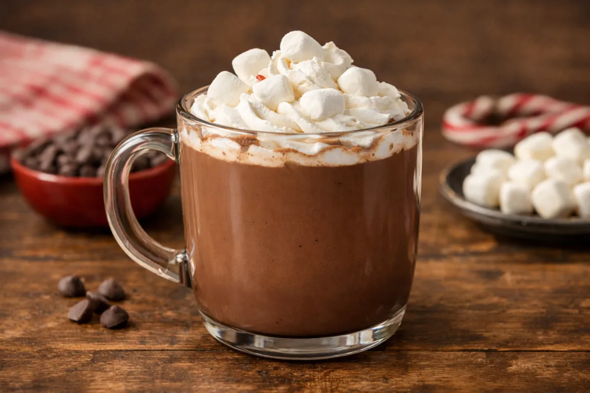 Peppermint Hot Chocolate Recipe Image