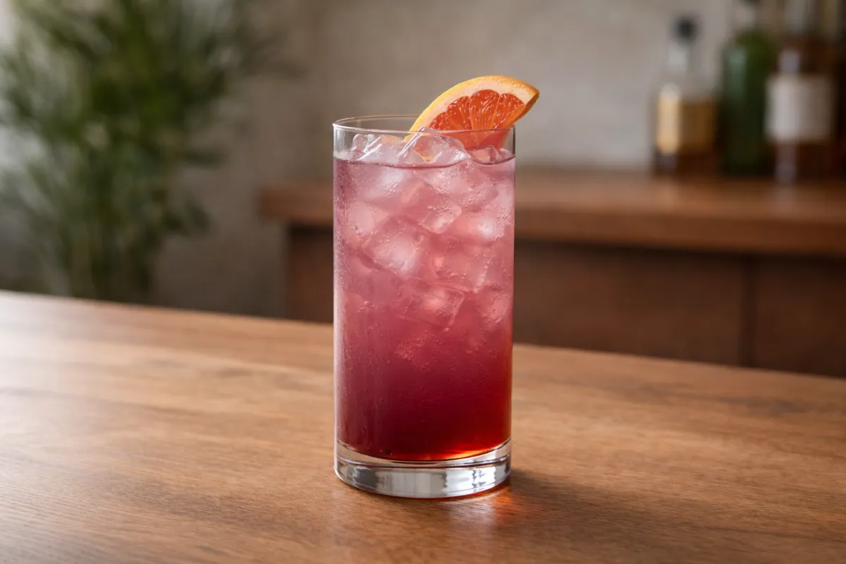 Image of Purple Passion in a Collins Glass