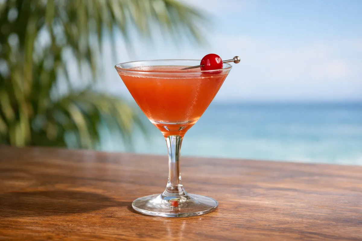 Image of Sand-Grown-Un in a Cocktail Glass