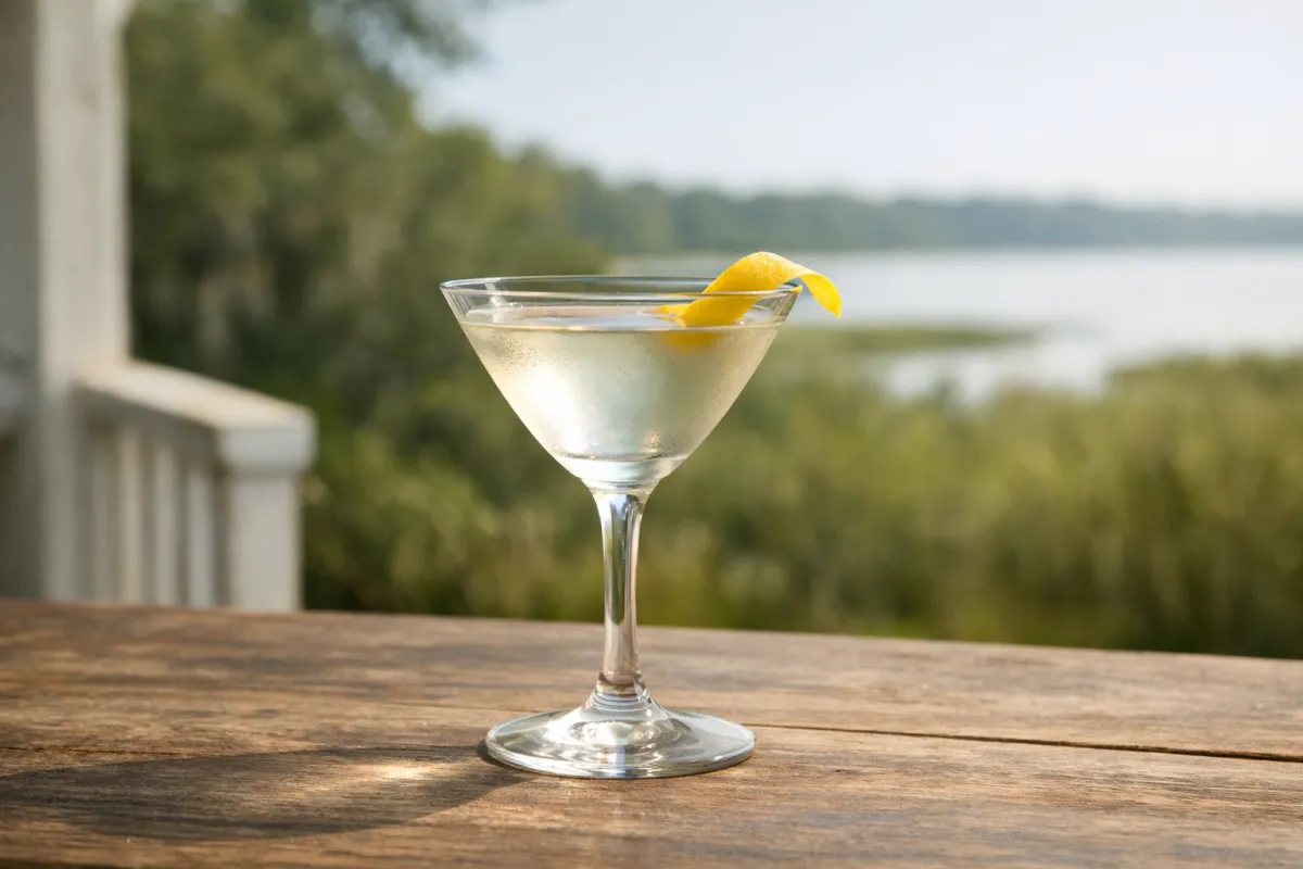 Image of Southern Gin Cocktail in a Cocktail Glass