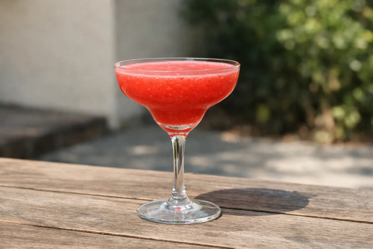 Image of Strawberry Daiquiri in a Cocktail Glass