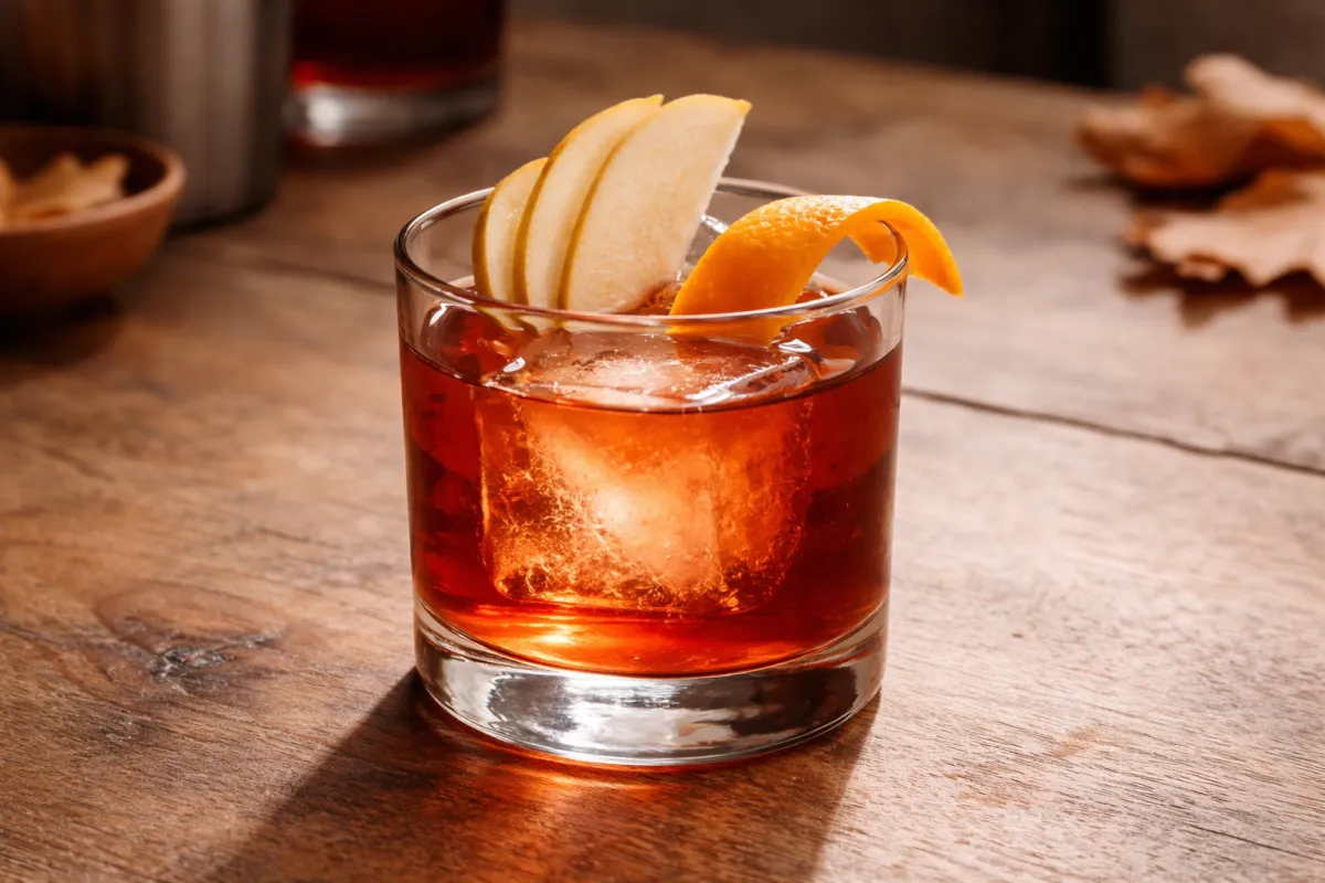 Maple Pear Negroni Recipe Image