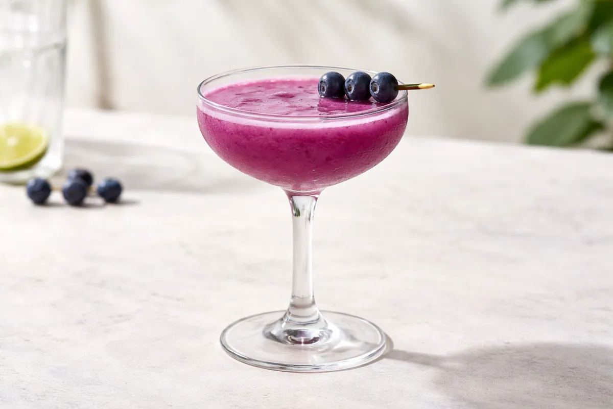 Image of Blueberry Daiquiri in a Coupe/Coupette Glass