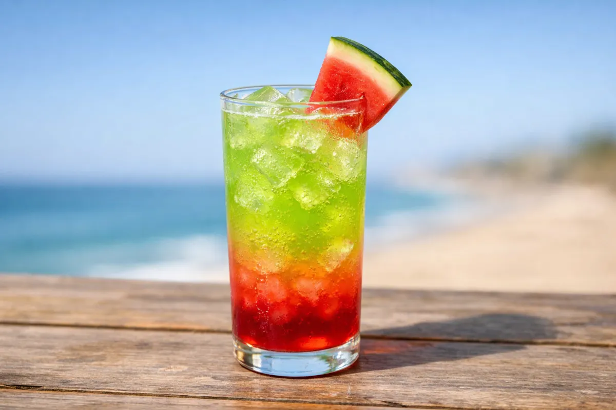 Image of Electric Watermelon in a Collins Glass