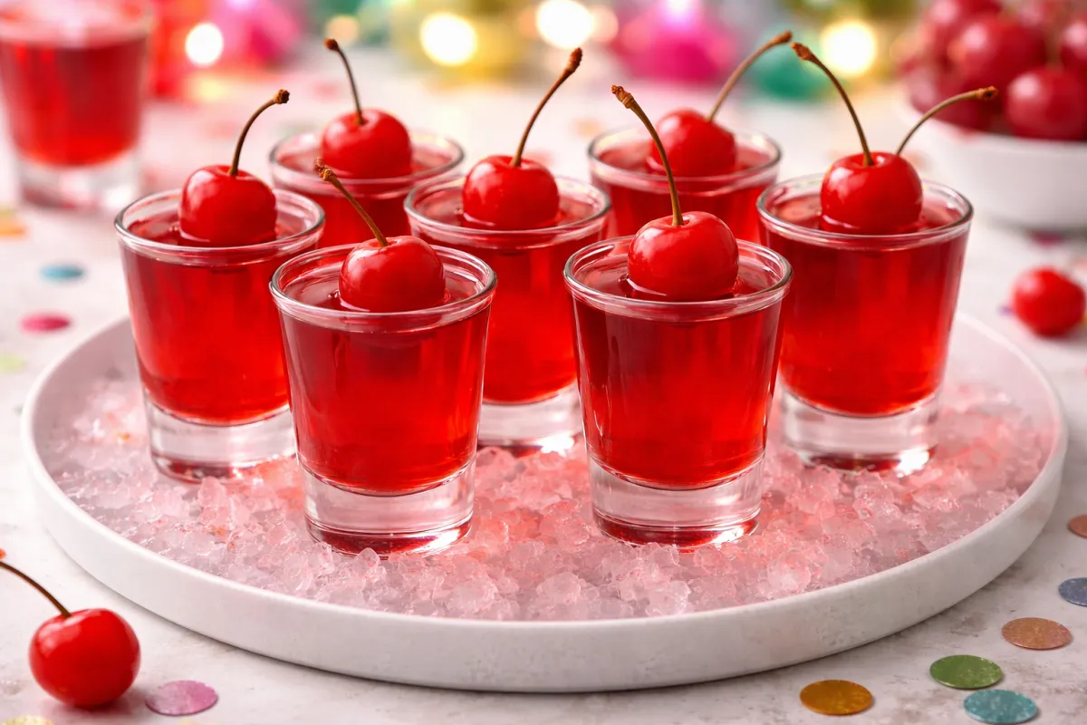 Cherry Jello Shot Recipe Image