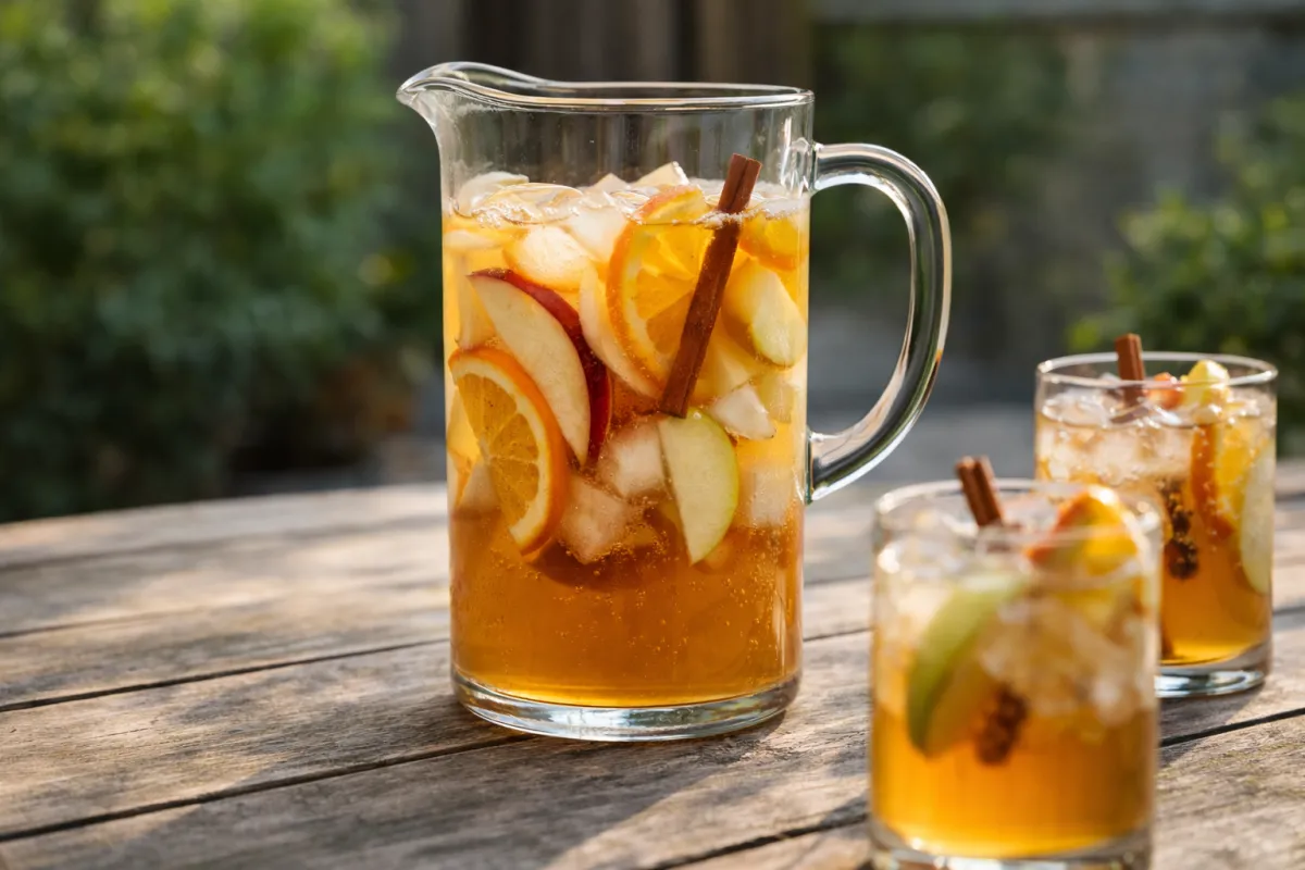 Spiked Cider Sangria Recipe Image