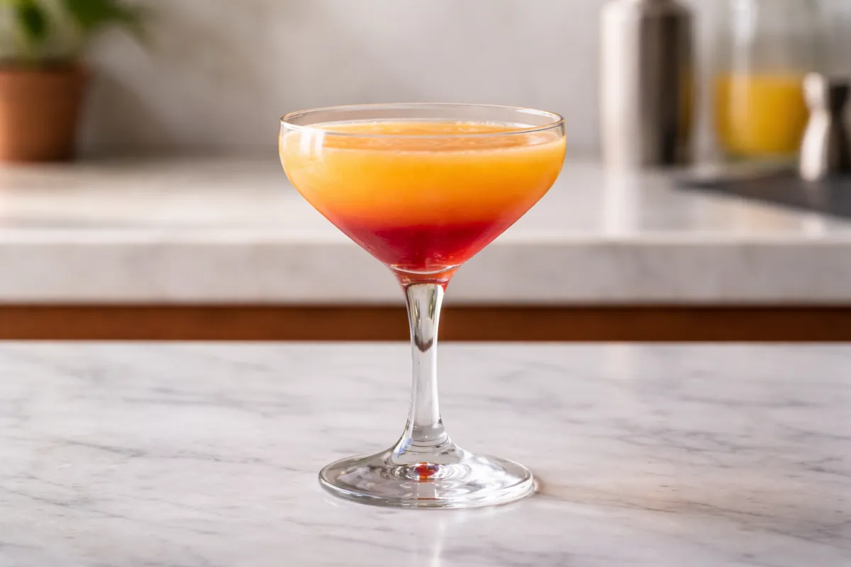 Image of Golden Dawn in a Cocktail Glass