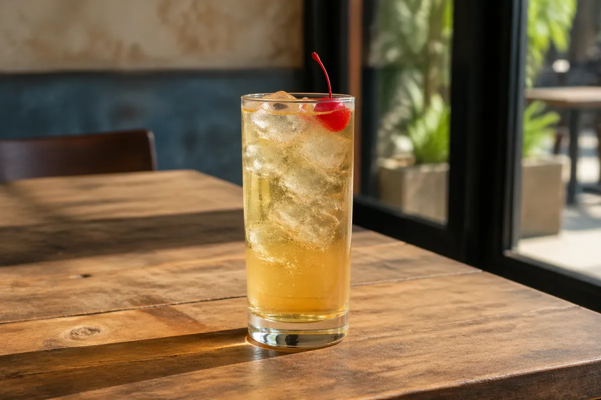 Image of Bee in a Highball Glass