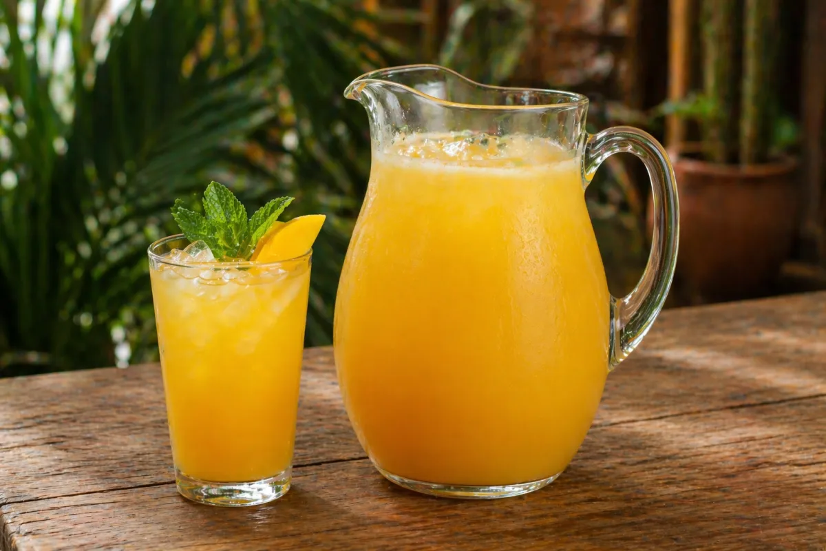 Mango Mint Agua Fresca Recipe Image