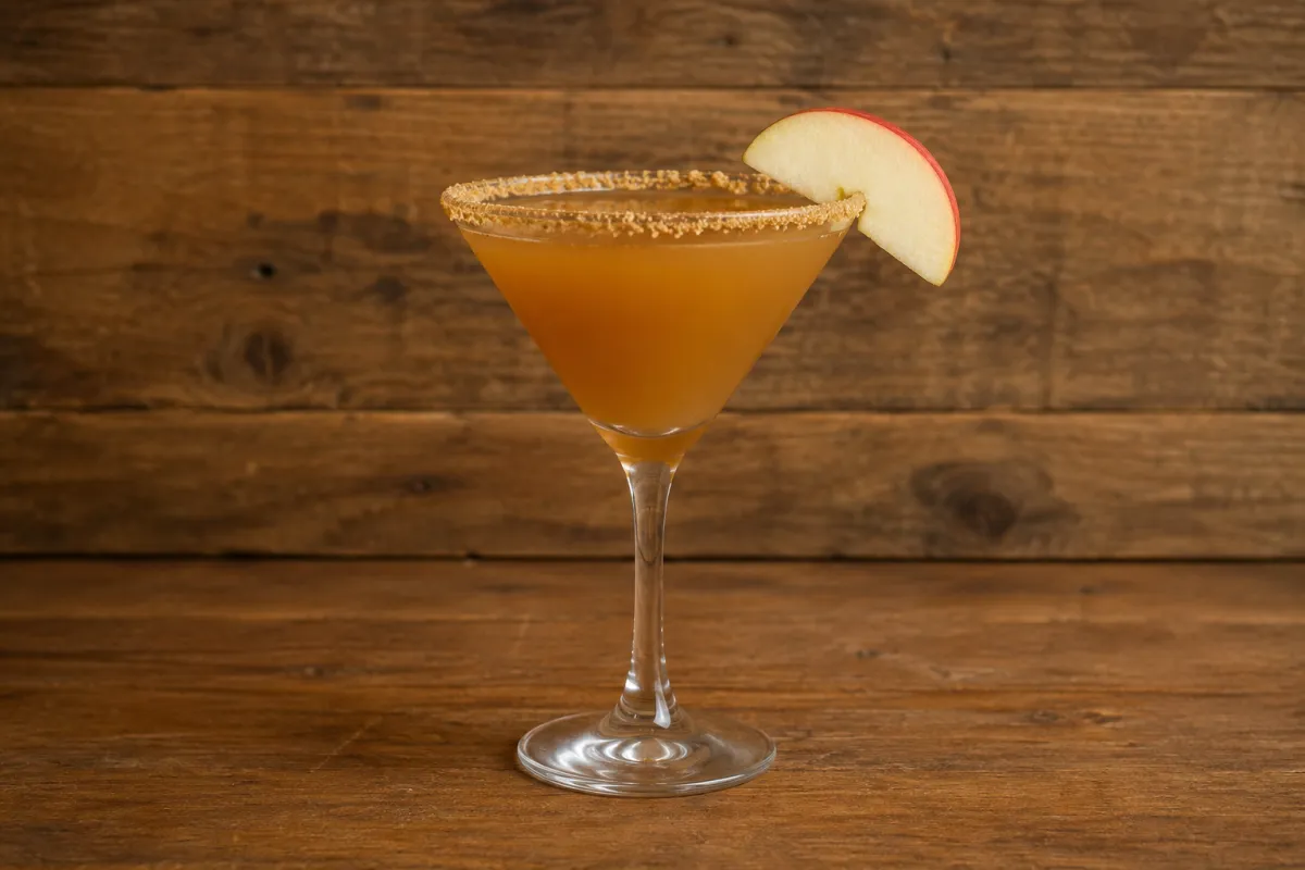 Caramel Apple Cider Martini Recipe Image