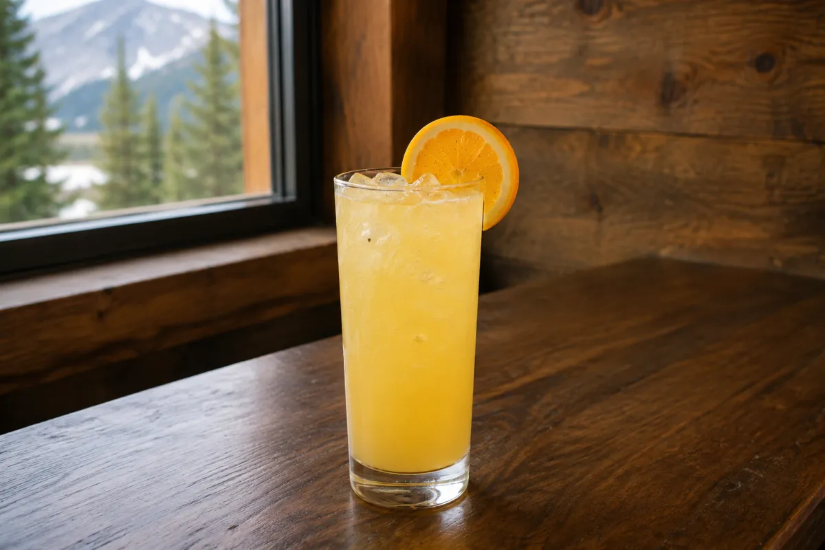 Image of Mountaineer in a Collins Glass