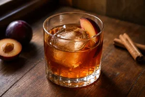 Spiced Plum Old Fashioned
