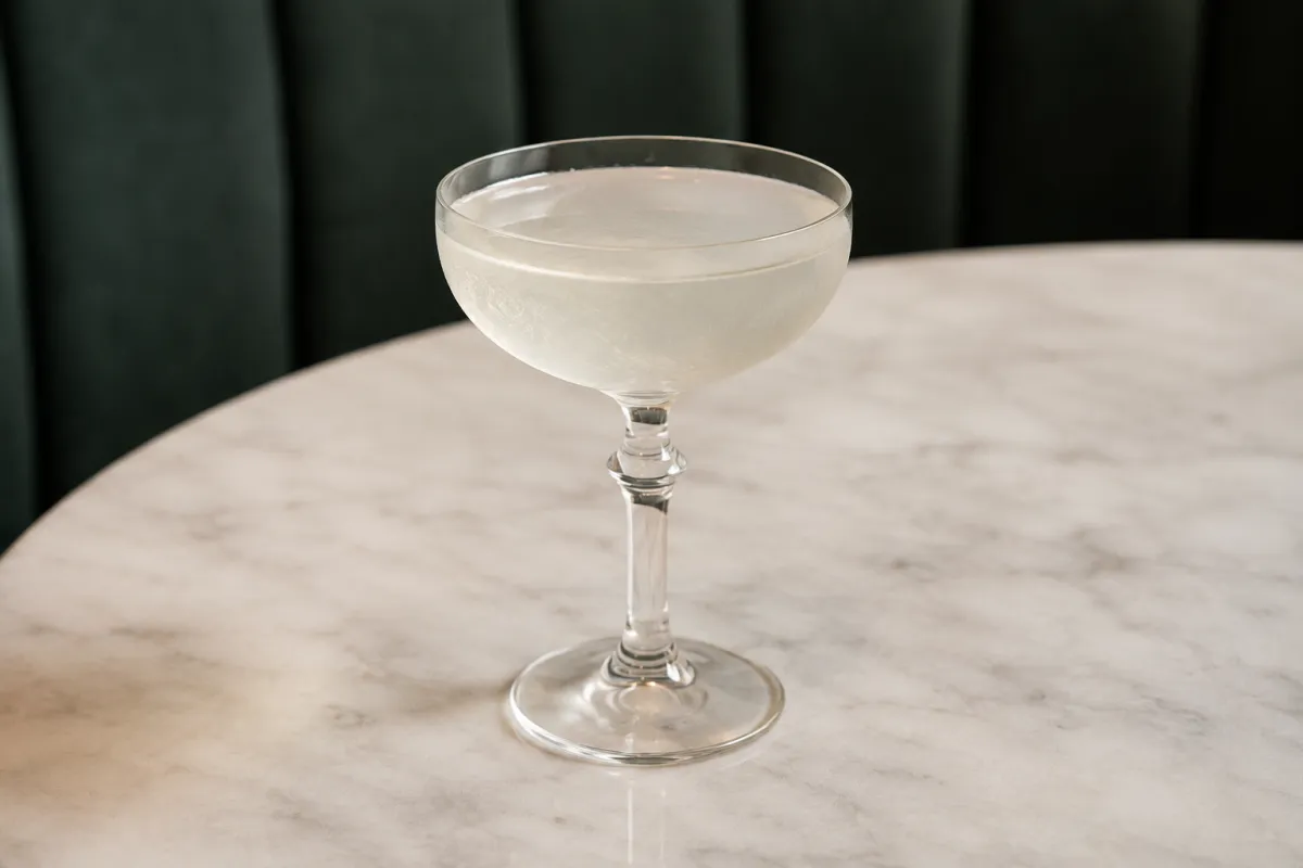Image of Fallen Angel Cocktail in a Coupe/Coupette Glass