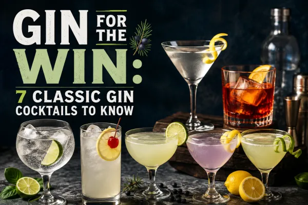 Gin for the Win: 7 Classic Gin Cocktails to Know