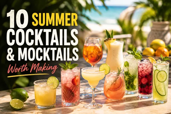 10 Summer Cocktails & Mocktails Worth Making