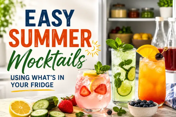 Easy Summer Mocktails Using What’s in Your Fridge