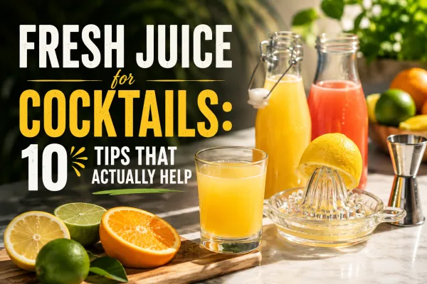 Fresh Juice for Cocktails: 10 Tips That Actually Help