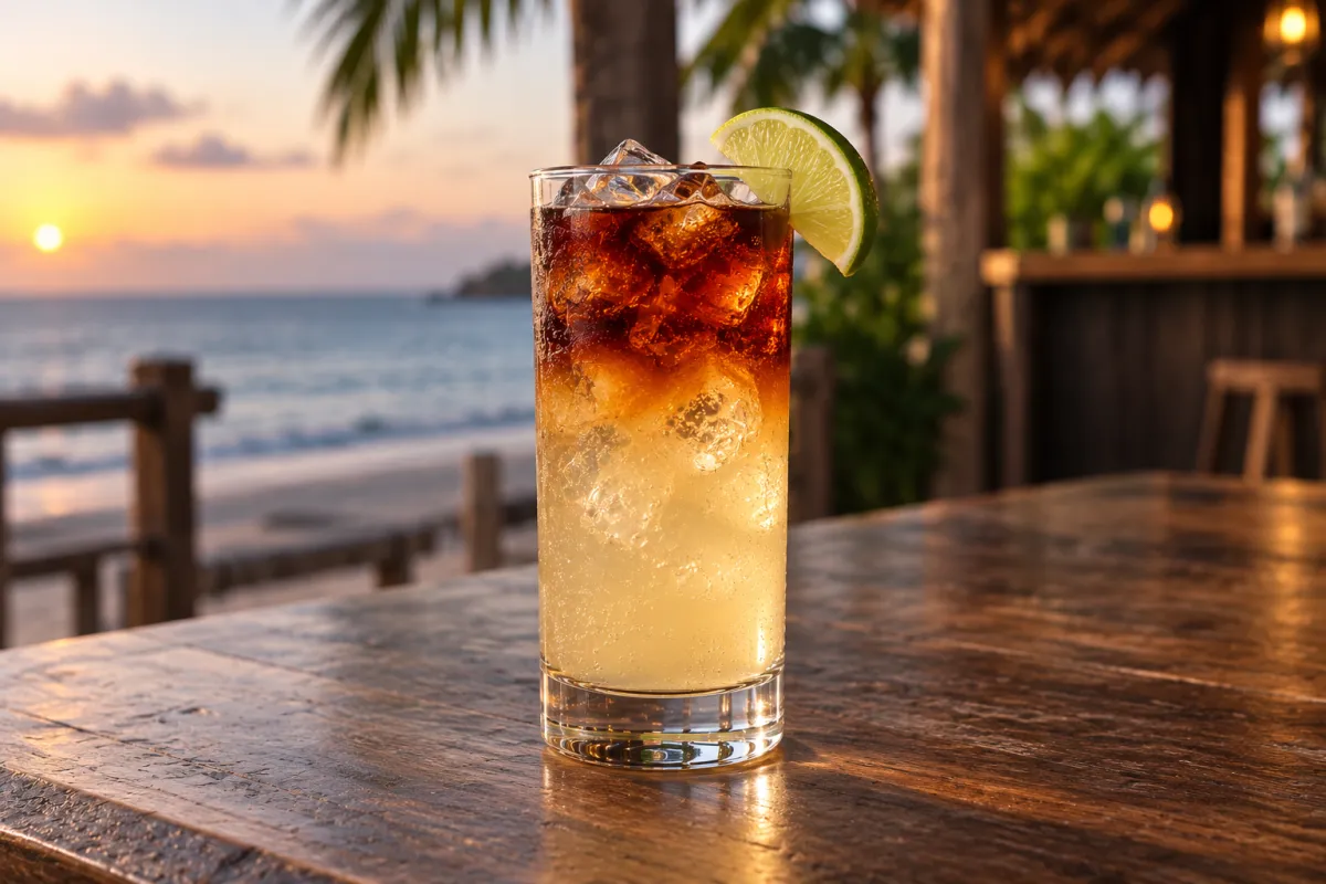 Image of Dark And Stormy in a Highball Glass