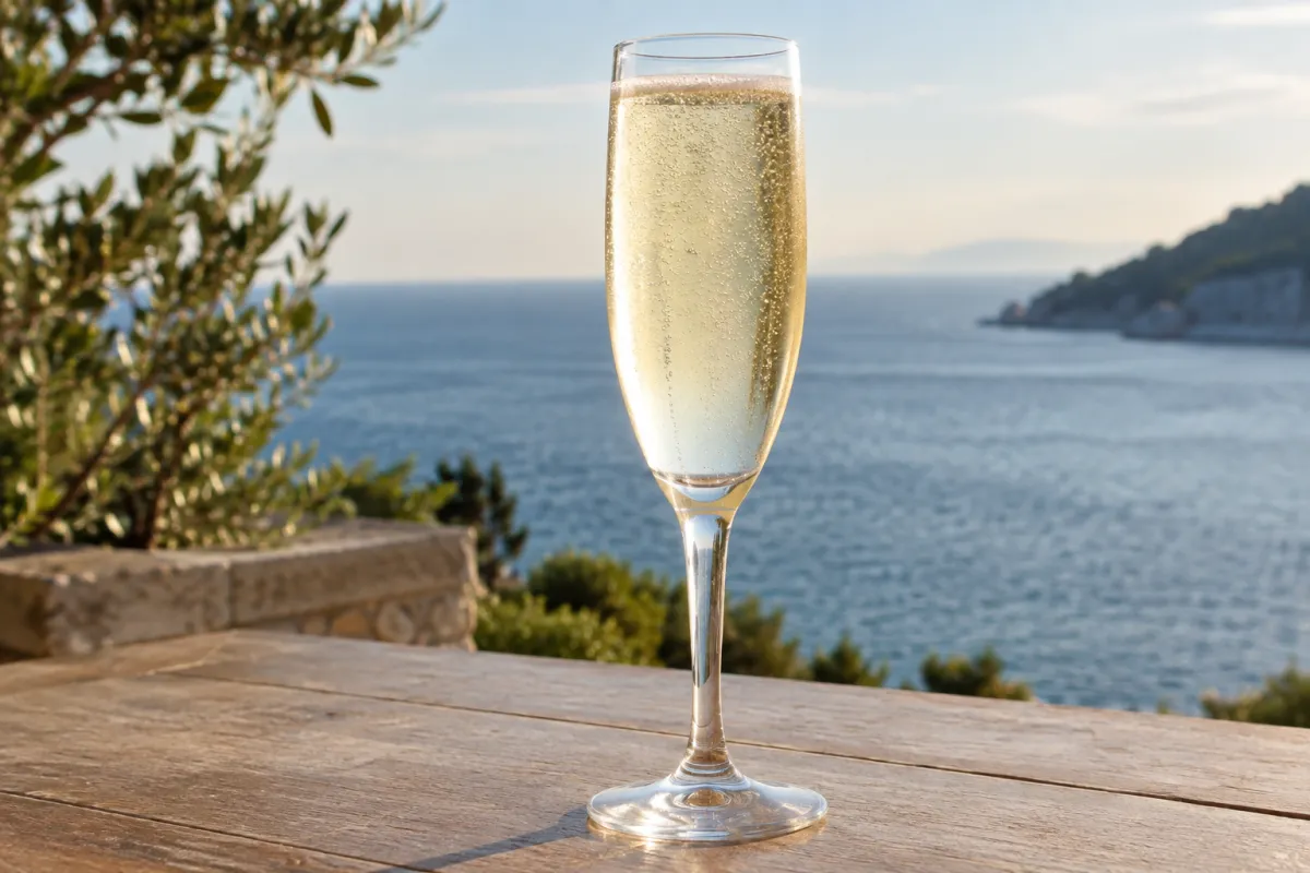 Image of Monty's Absolut Escapade in a Champagne Flute