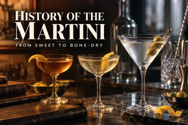History of the Martini: From Sweet to Bone-Dry