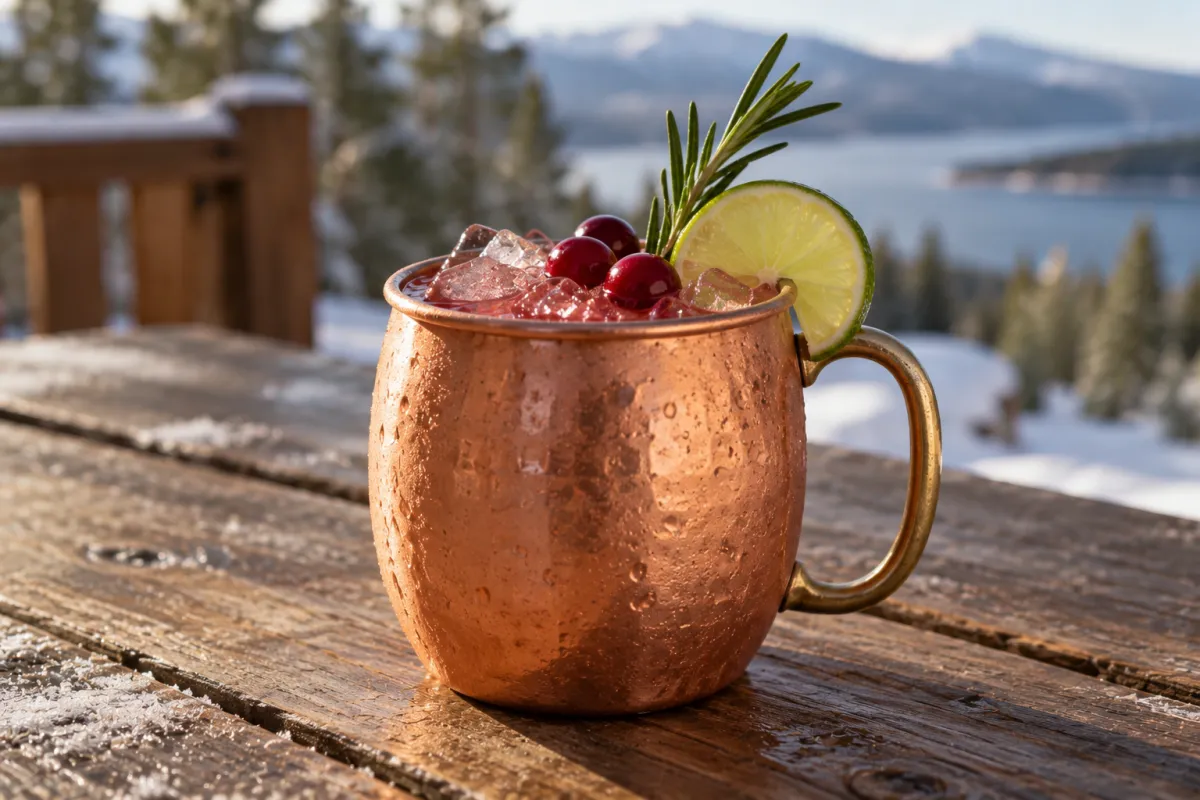 Cranberry Moscow Mule Recipe Image