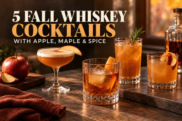 5 Fall Whiskey Cocktails with Apple, Maple & Spice