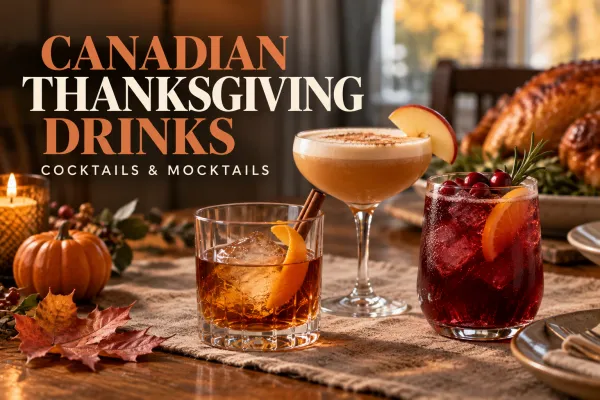 Canadian Thanksgiving Drinks: Cocktails & Mocktails