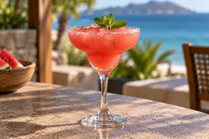 Watermelon Mint Margarita recipe