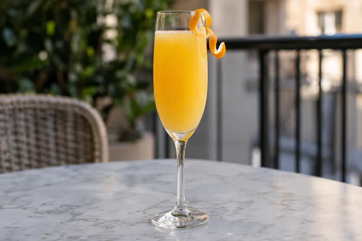 Image of Bucks Fizz in a Champagne Flute