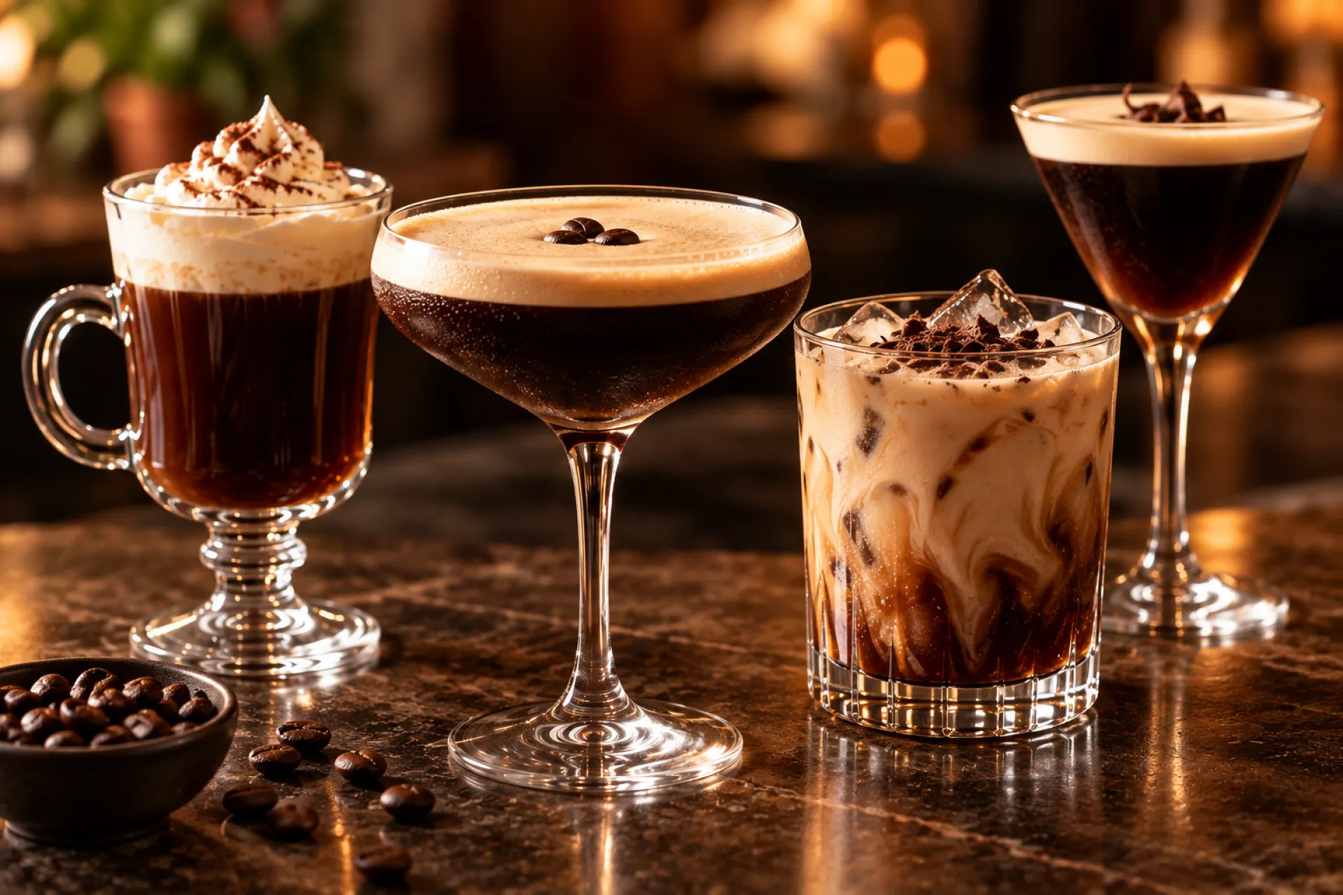 Coffee Cocktails & Spiked Coffee Drinks