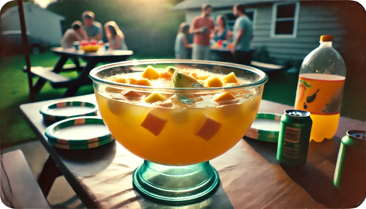  Pineapple-Papaya Party Punch  Recipe