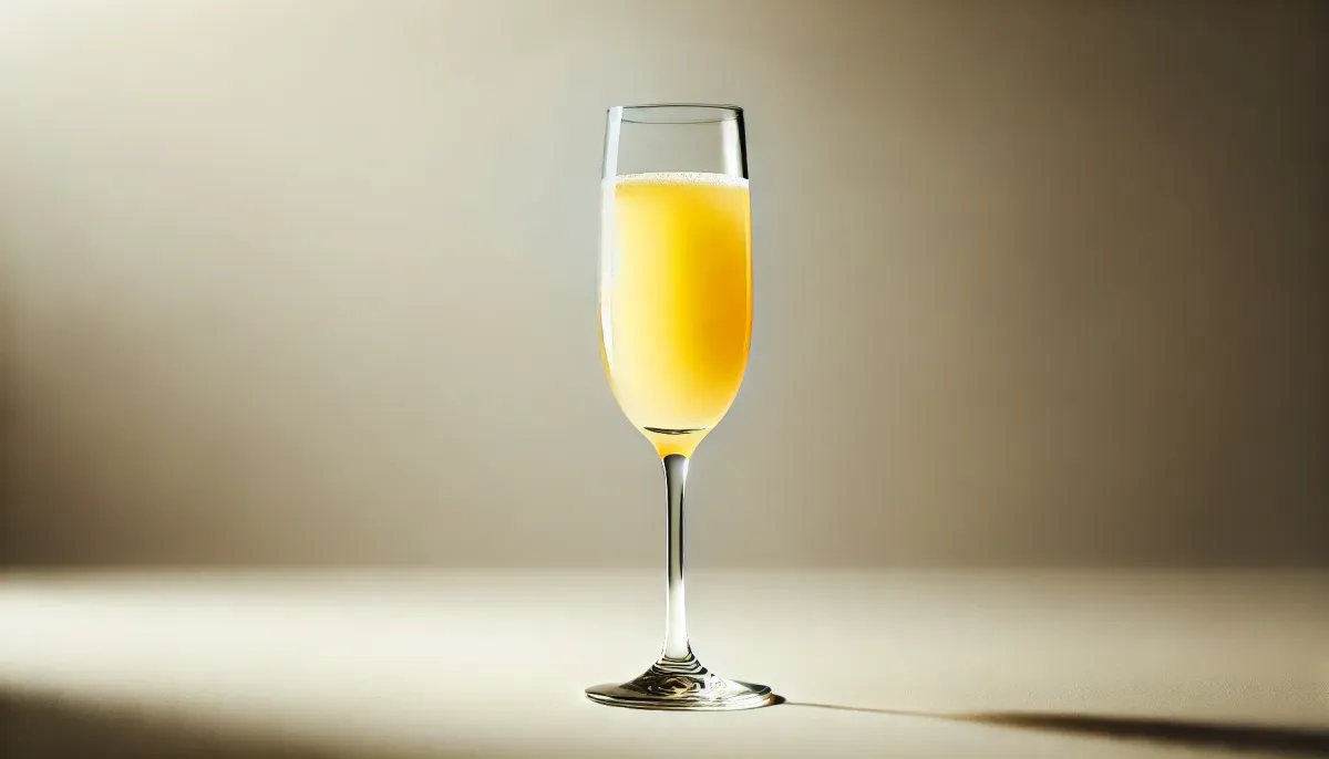 Image of Apple Cider Mimosa in a Champagne Flute