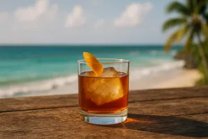 Rum Old Fashioned (Bajan Style)